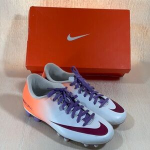 Woman’s Nike Mercurial Vortex FG Socket Cleats -Size 7 with Box